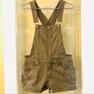 Garage overalls sz XS EUC Green